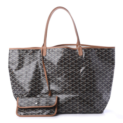 Goyard Goyardine Saint Louis GM Black Gold 1 of 8