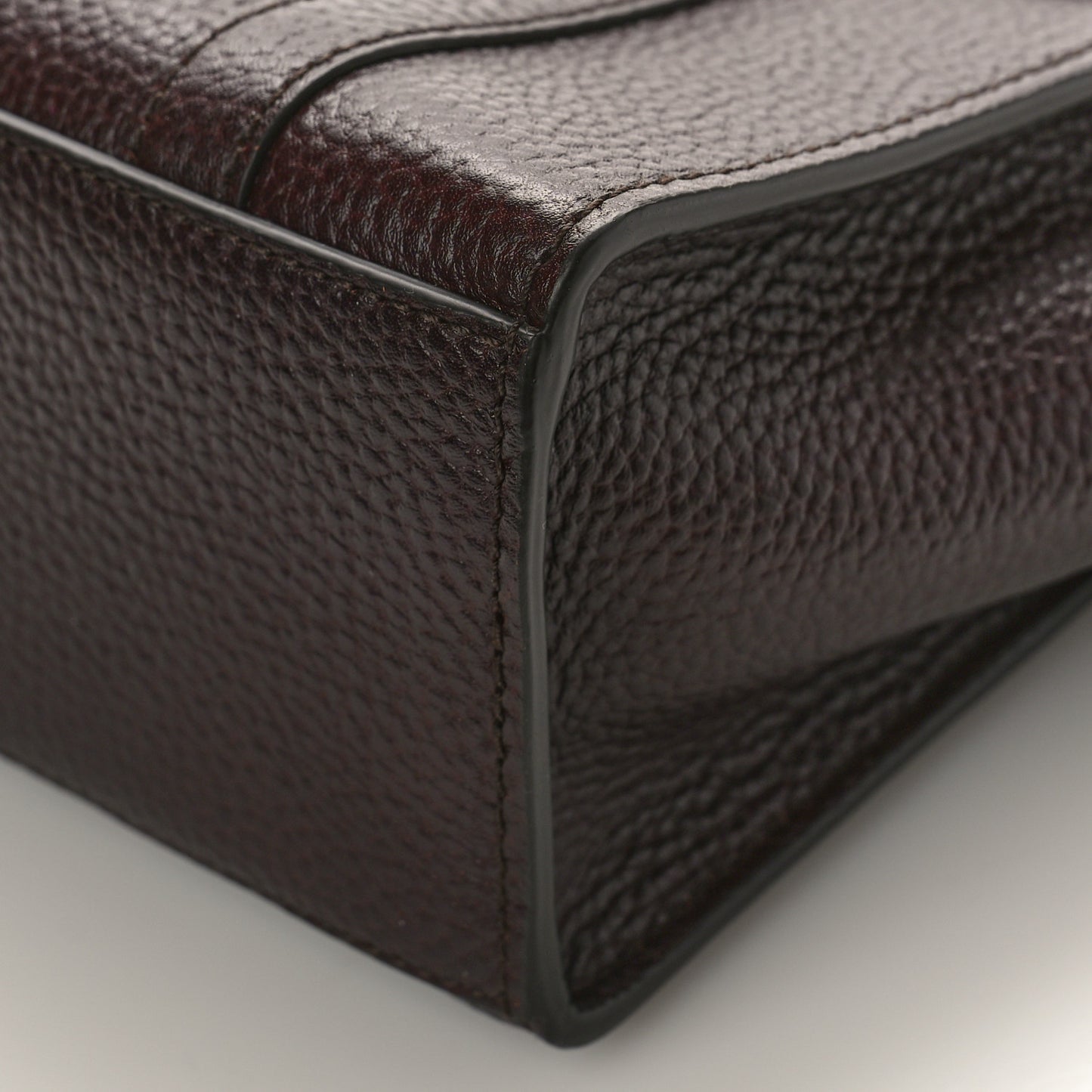 Small Classic Grain Micro Zipped Bayswater Oxblood