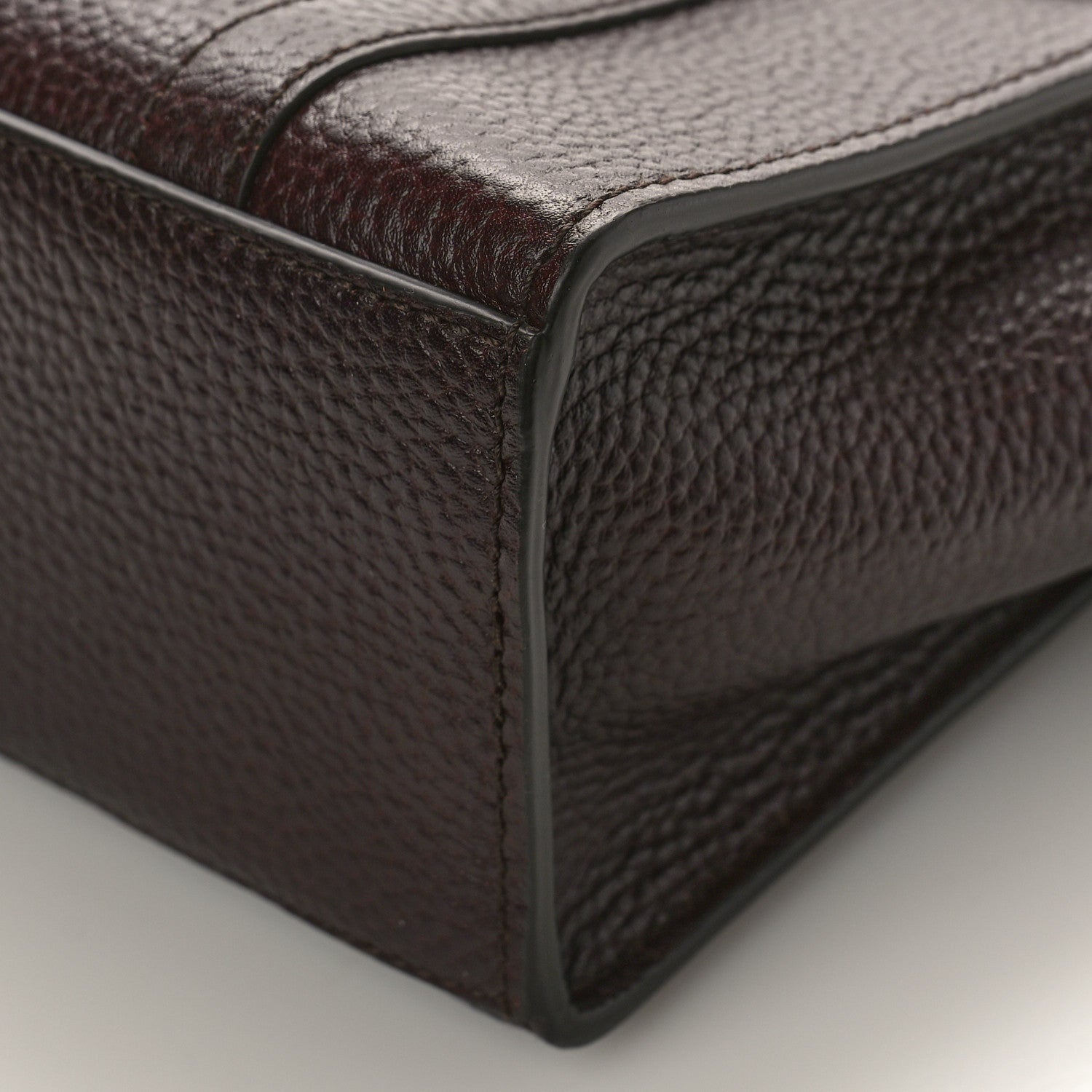 Mulberry Small Classic Grain Micro Zipped Bayswater Oxblood 8 of 8