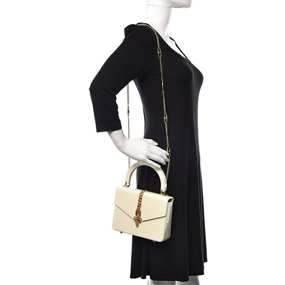 Gucci Plexiglass Mini Sylvie 1969 Top Handle Bag Ivory 2 of 11
