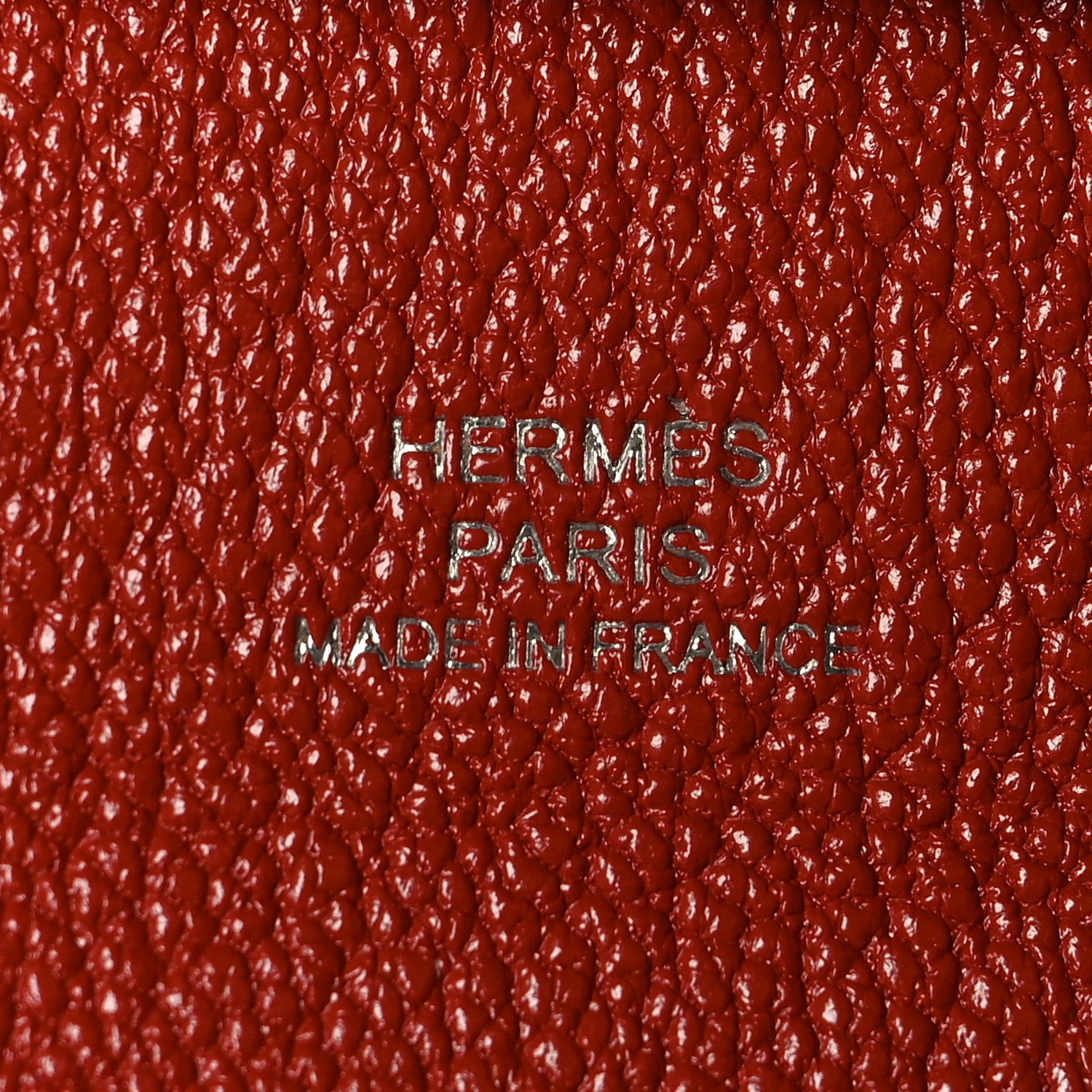 Hermes Chevre Mysore Verso Bastia Coin Purse Rose Confetti Brique 5 of 7