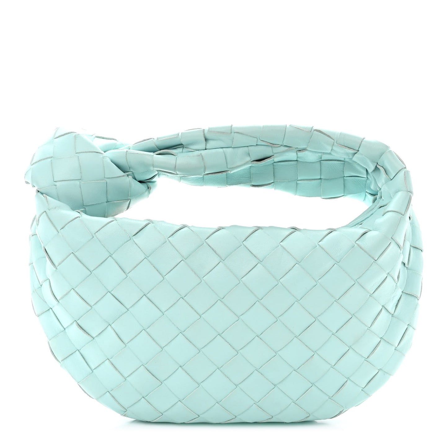 Nappa Intrecciato Mini Jodie Pale Blue