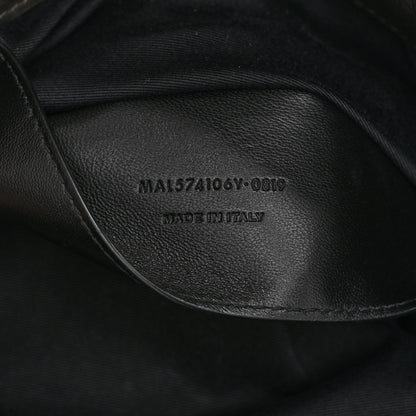 Saint Laurent Calfskin Crocodile Embossed Medium West Hollywood Monogram Fold-Over Earth 7 of 10
