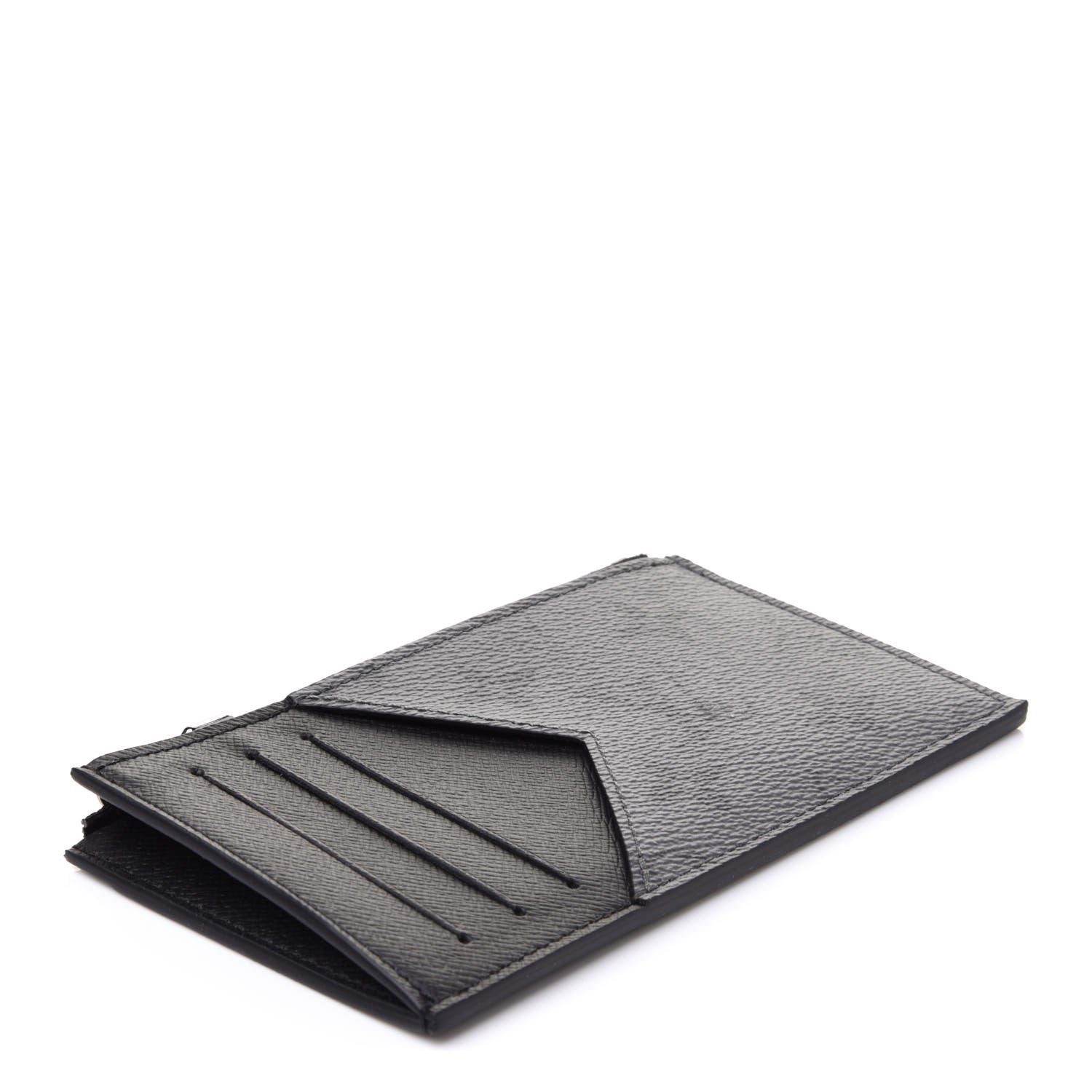 Louis Vuitton Reverse Monogram Eclipse Taiga Coin Card Holder 4 of 7
