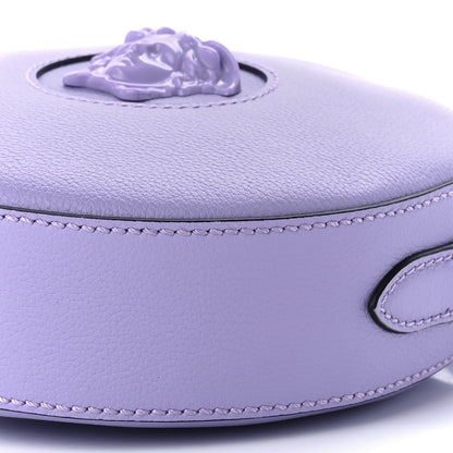 Versace Calfskin La Medusa Round Camera Bag Lilac 10 of 10