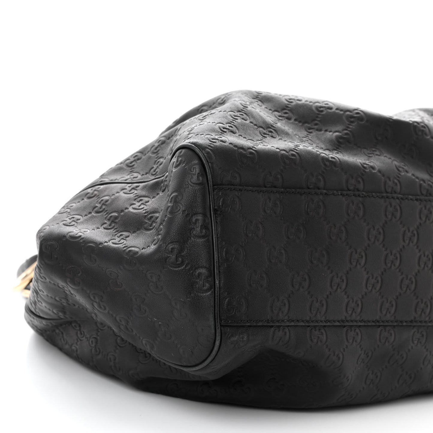 Guccissima Large Sukey Tote Black