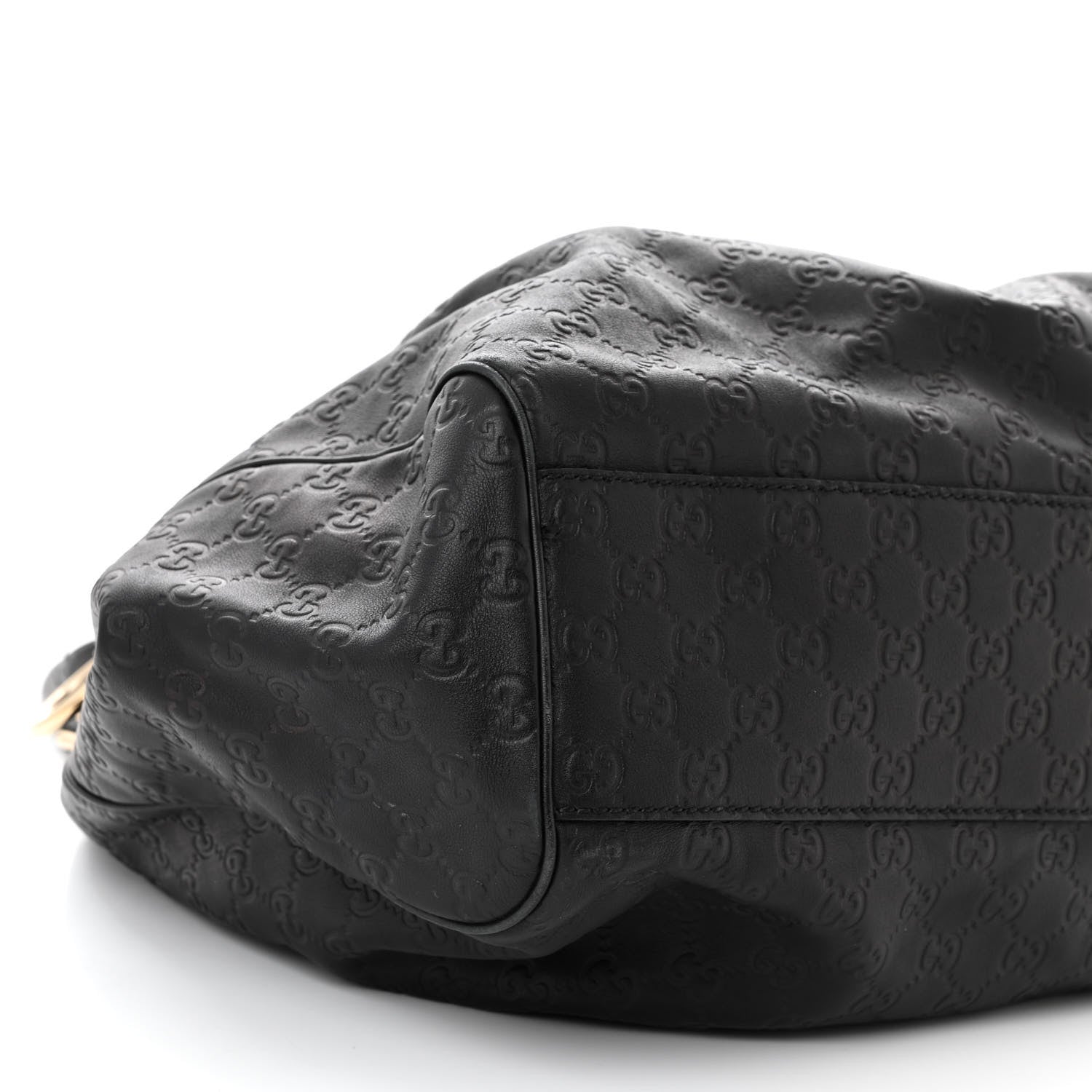 Gucci Guccissima Large Sukey Tote Black 9 of 16
