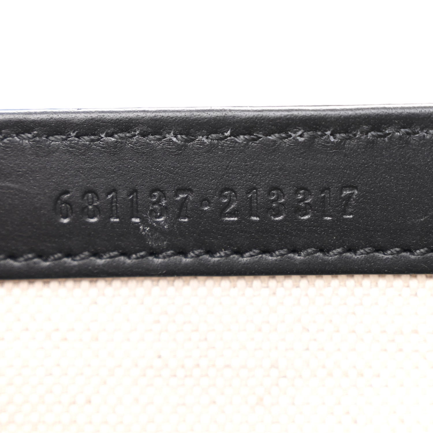 Gucci Calfskin Bamboo Mini 1947 Belt Bag 80 32 Black 7 of 10