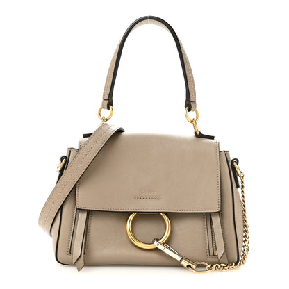 Chloe Calfskin Mini Faye Day Shoulder Bag Motty Grey 1 of 13