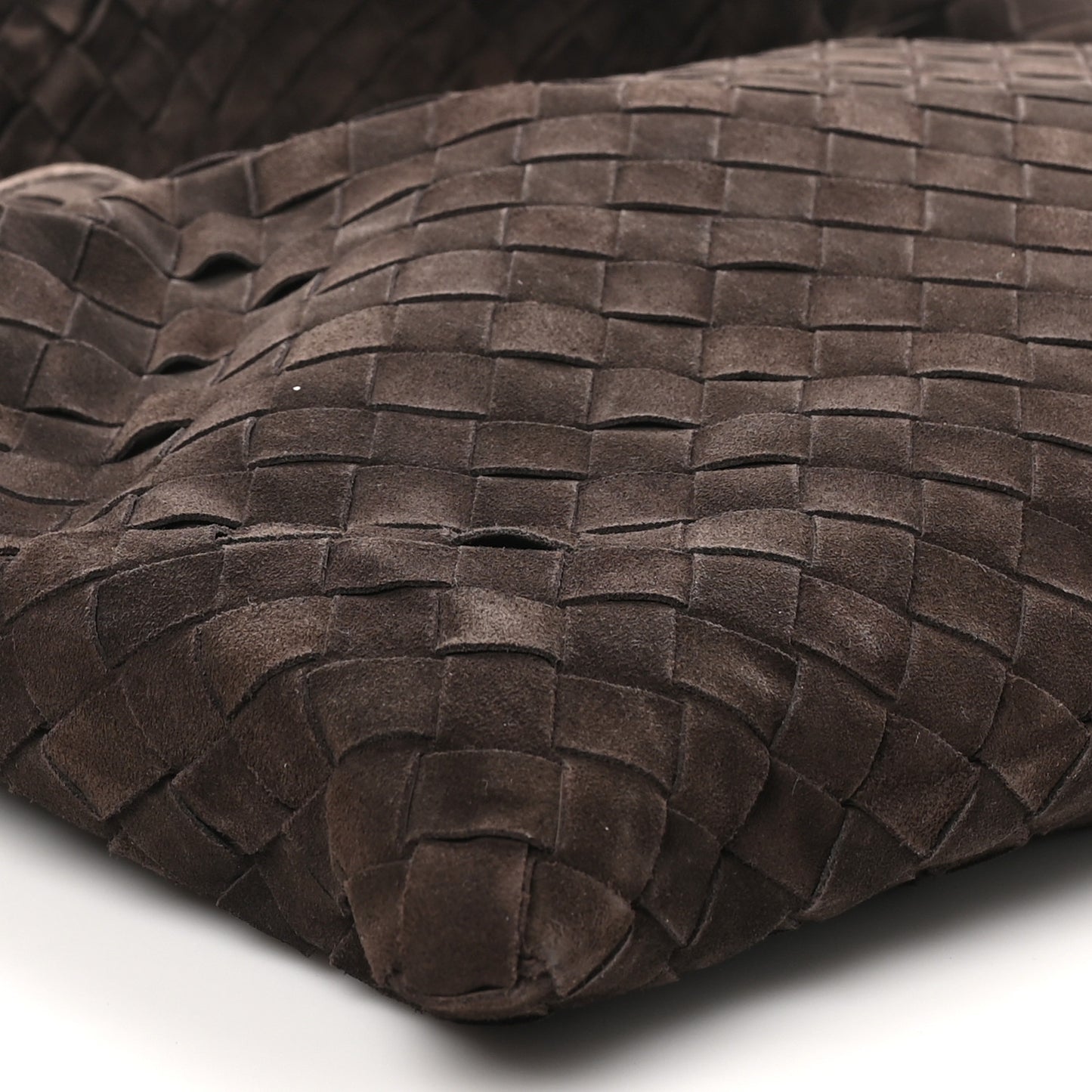 Suede Intrecciato Small Hop Fondant