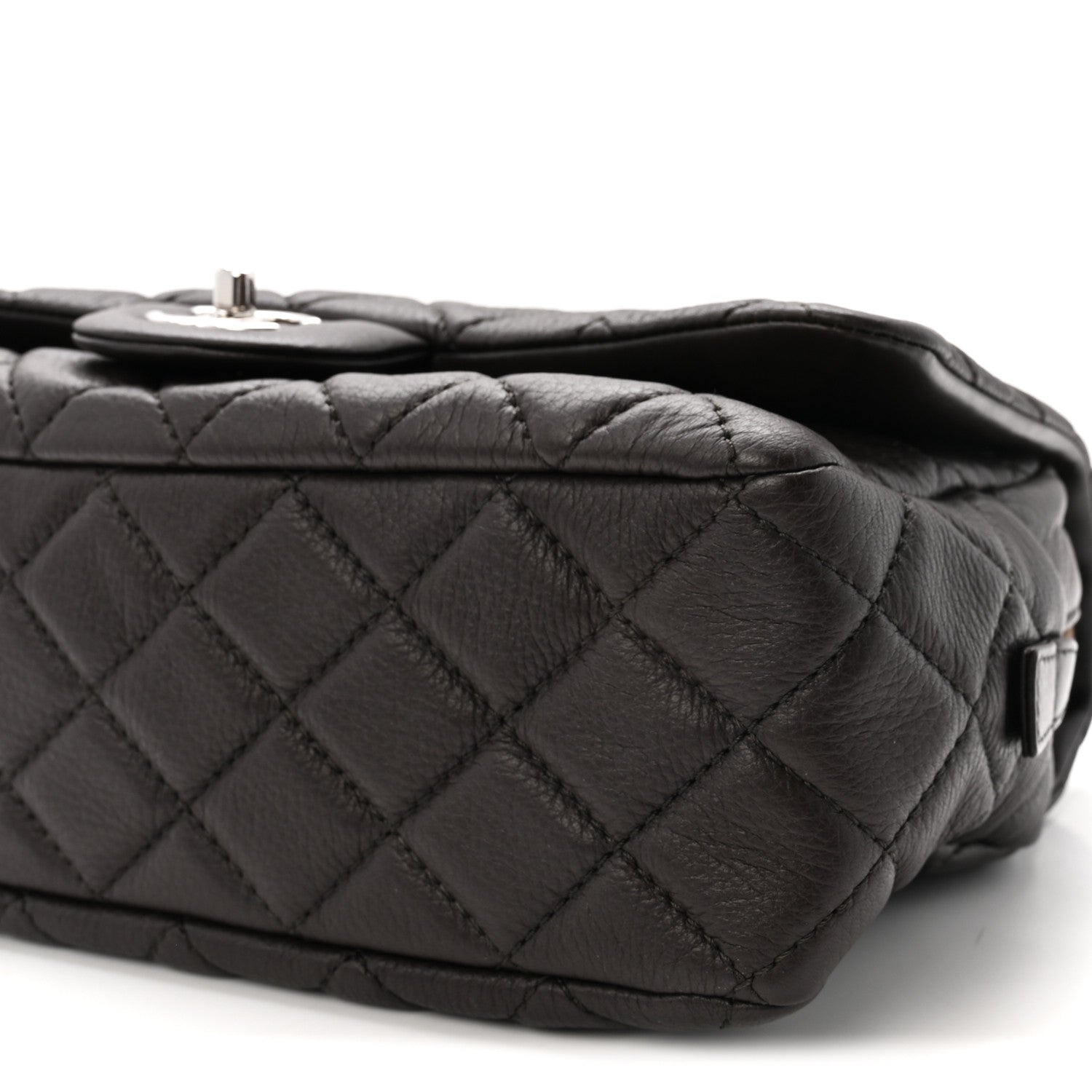 Chanel Deerskin Quilted Casual Journey Flap Brown 10 of 10