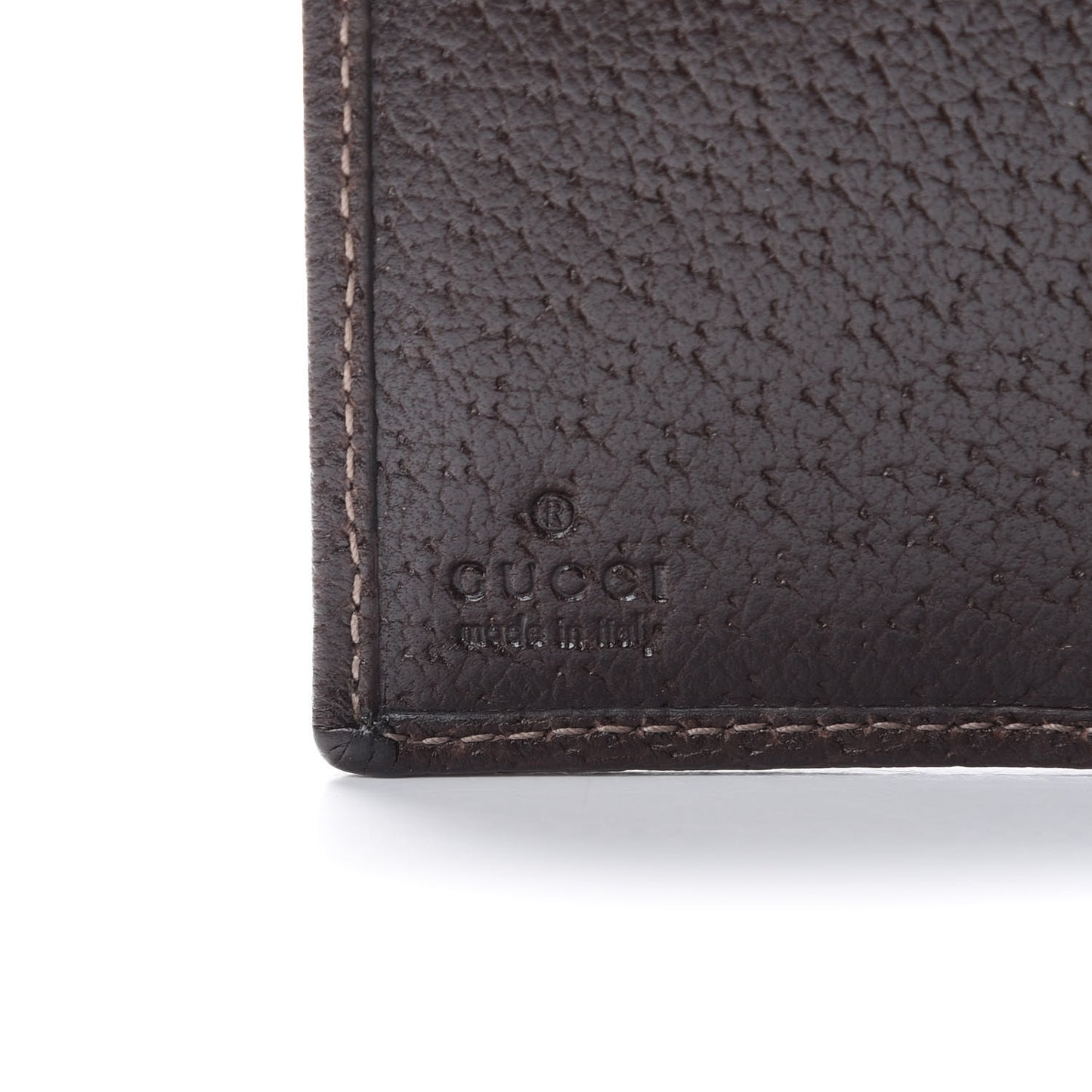 Monogram D Ring Compact Wallet Dark Brown