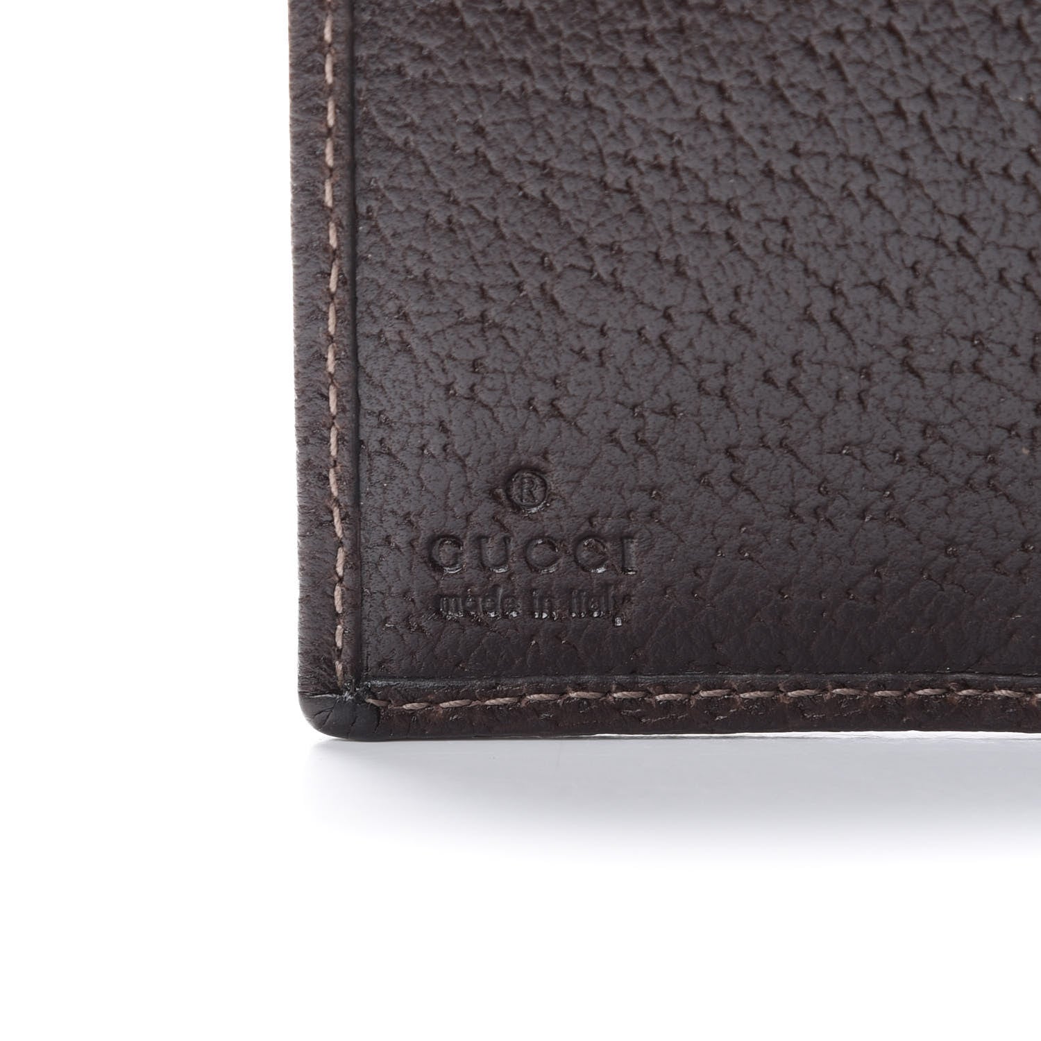 Gucci Monogram D Ring Compact Wallet Dark Brown 6 of 9