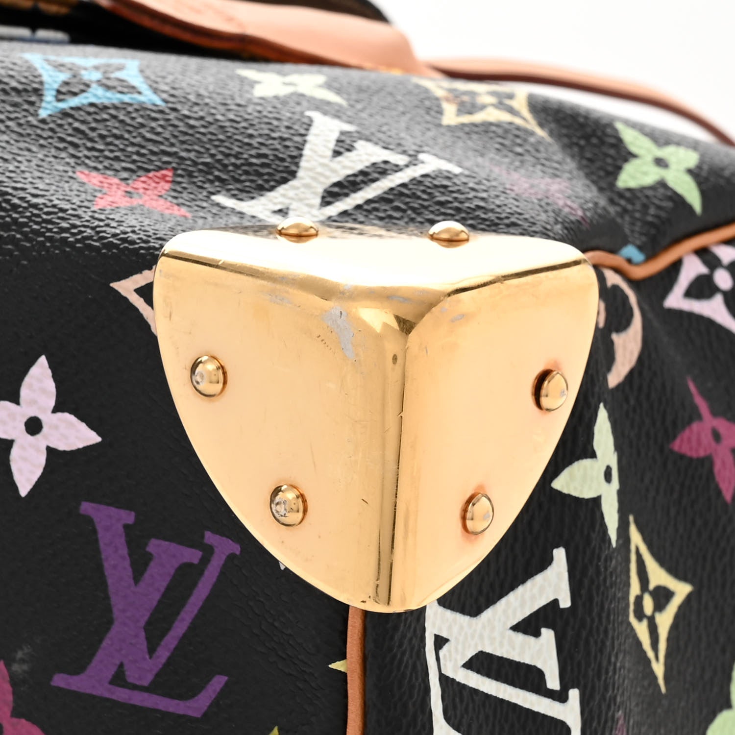 Louis Vuitton Monogram Multicolor Speedy 30 Black 10 of 11