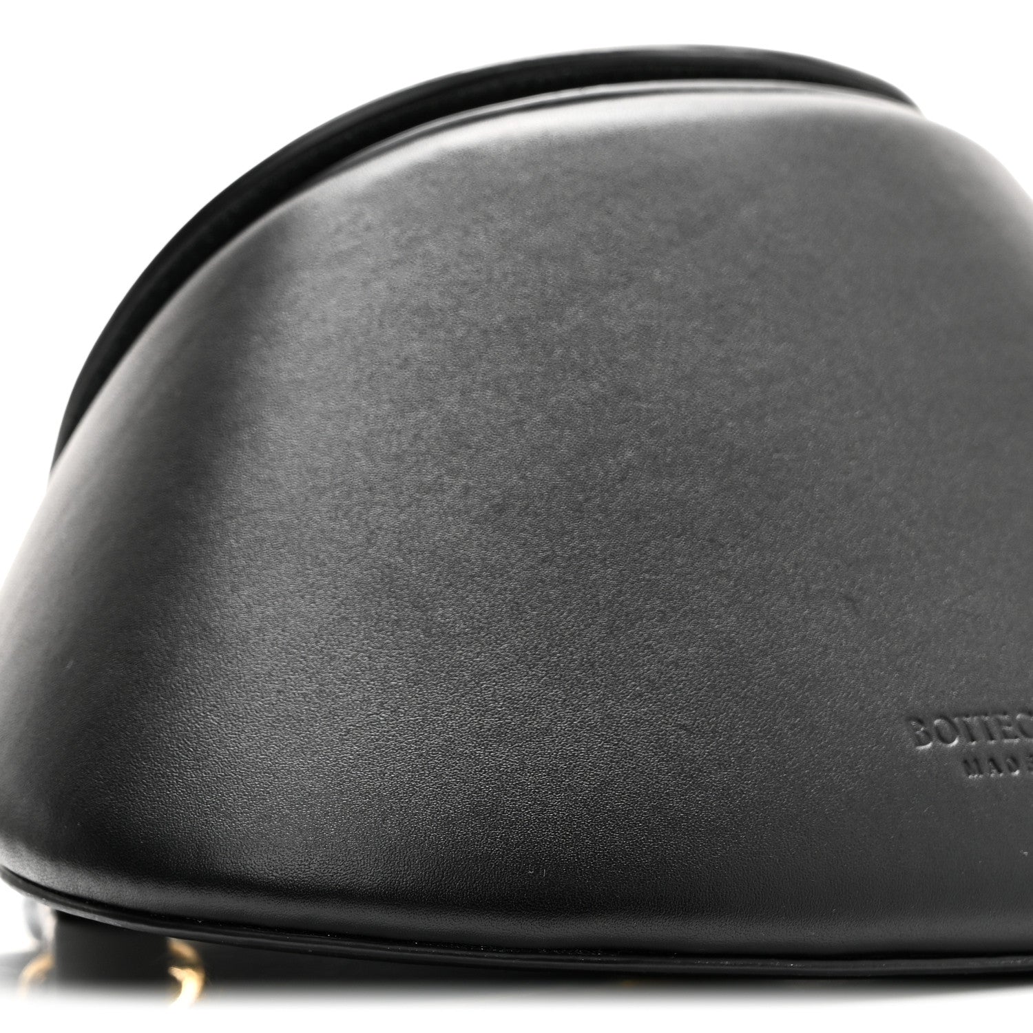 Bottega Veneta Calfskin Small Fisherman Bag Black 8 of 9