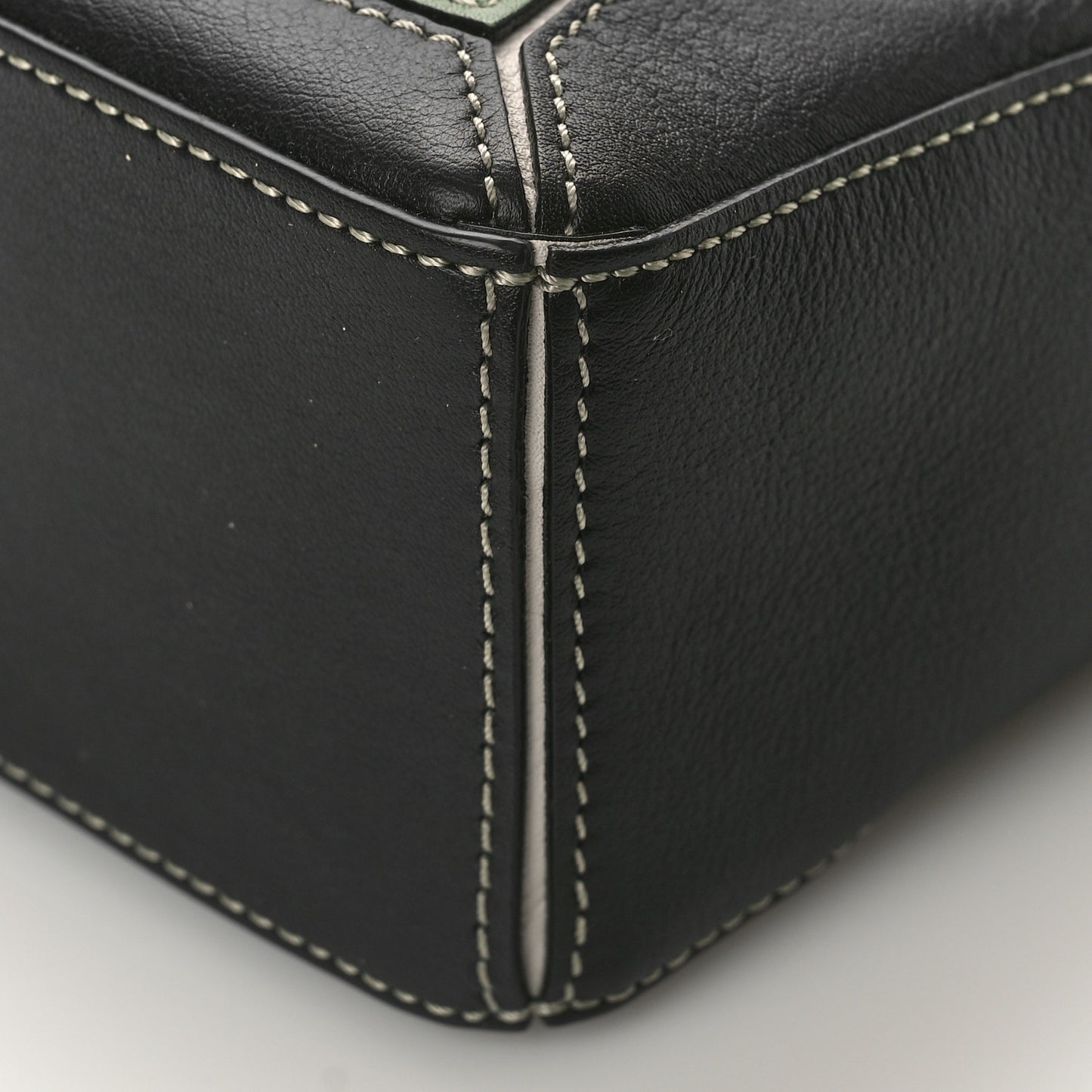 Calfskin Mini Puzzle Bag Soft White Rosemary