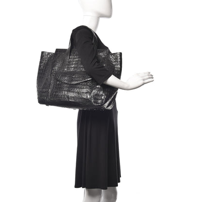 Nancy Gonzalez Crocodile Tote Black 2 of 11