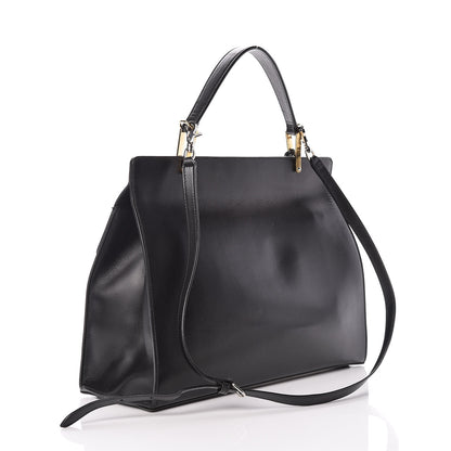 Balenciaga Smooth Calfskin Le Dix M Cartable Shoulder Bag Black 3 of 18