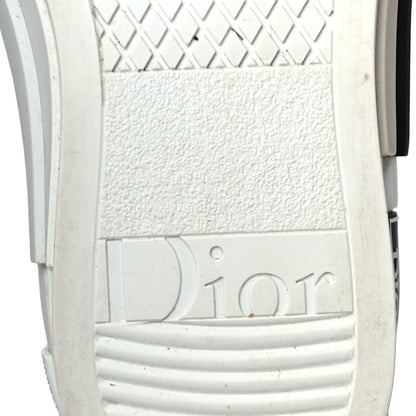 Christian Dior Technical Canvas Oblique B23 High Top Sneakers 35.5 White Black 6 of 10