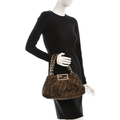 Fendi Zucca Small Mia Tote Tobacco 2 of 6