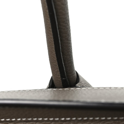 Celine Drummed Calfskin Mini Luggage Souris Souris 11 of 12