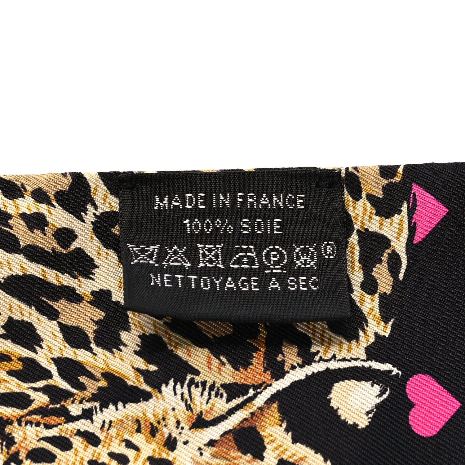 Hermes Silk Jungle Love Love Twilly Black Vert Rose Vif 3 of 4