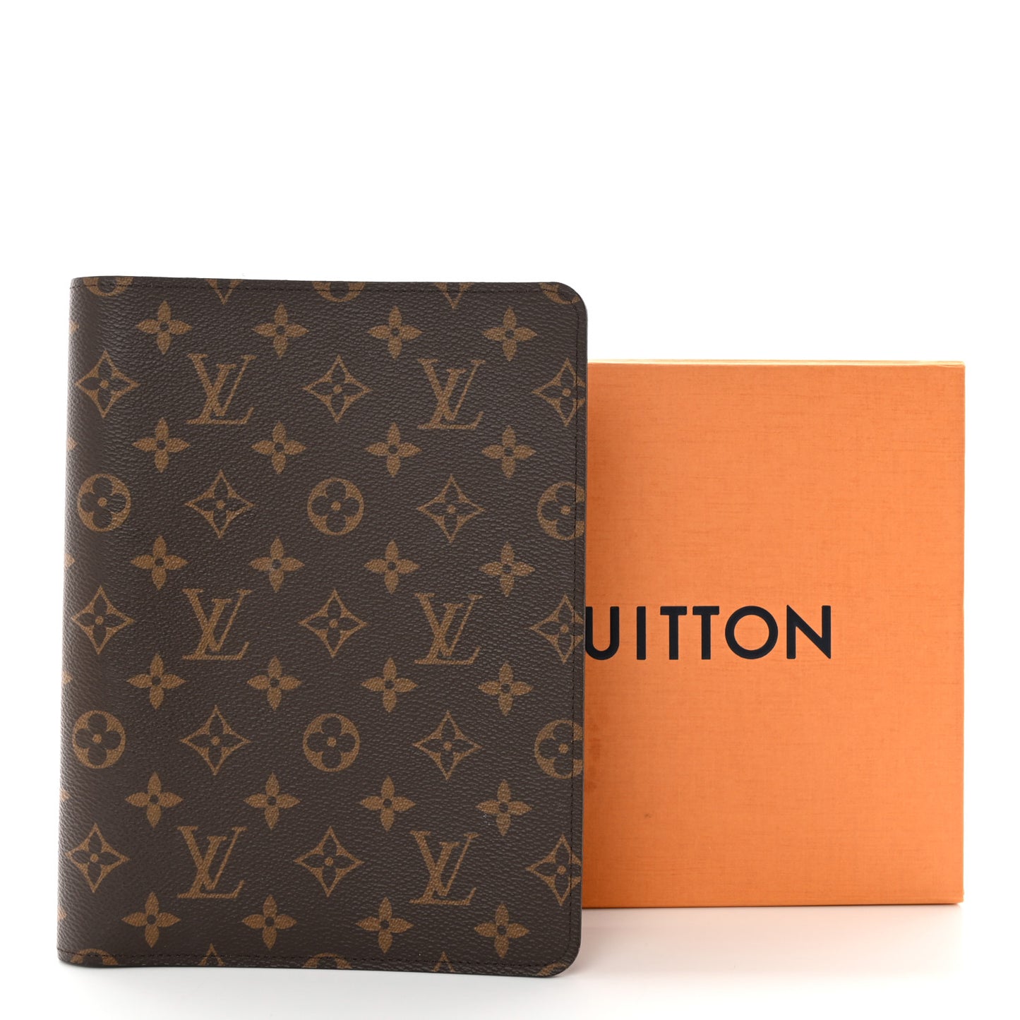 Monogram Desk Agenda Cover
