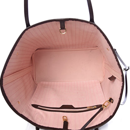Louis Vuitton Damier Ebene Neo Neverfull MM Rose Ballerine 6 of 16