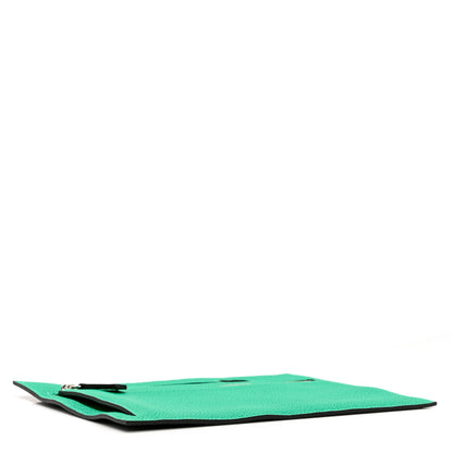 Hermes Togo Verso Backpocket Pouch 30 Menthe Indigo 4 of 6