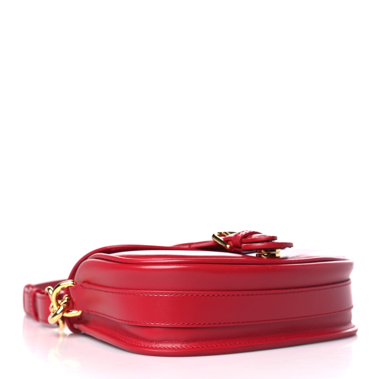 Box Calfskin Small Bobby Flap Red