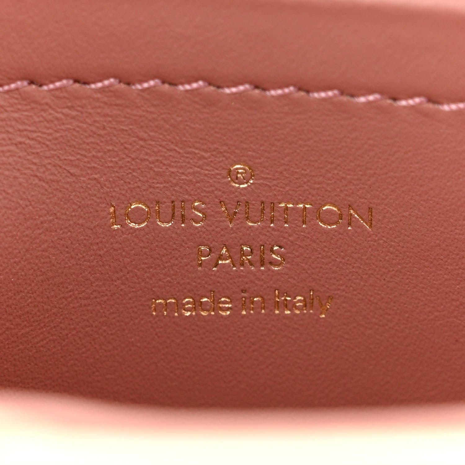 Louis Vuitton Lambskin Malletage Pico GO-14 Beige Pink 6 of 9