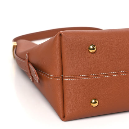 Louis Vuitton Grained Calfskin Low Key Hobo MM Cognac 8 of 9