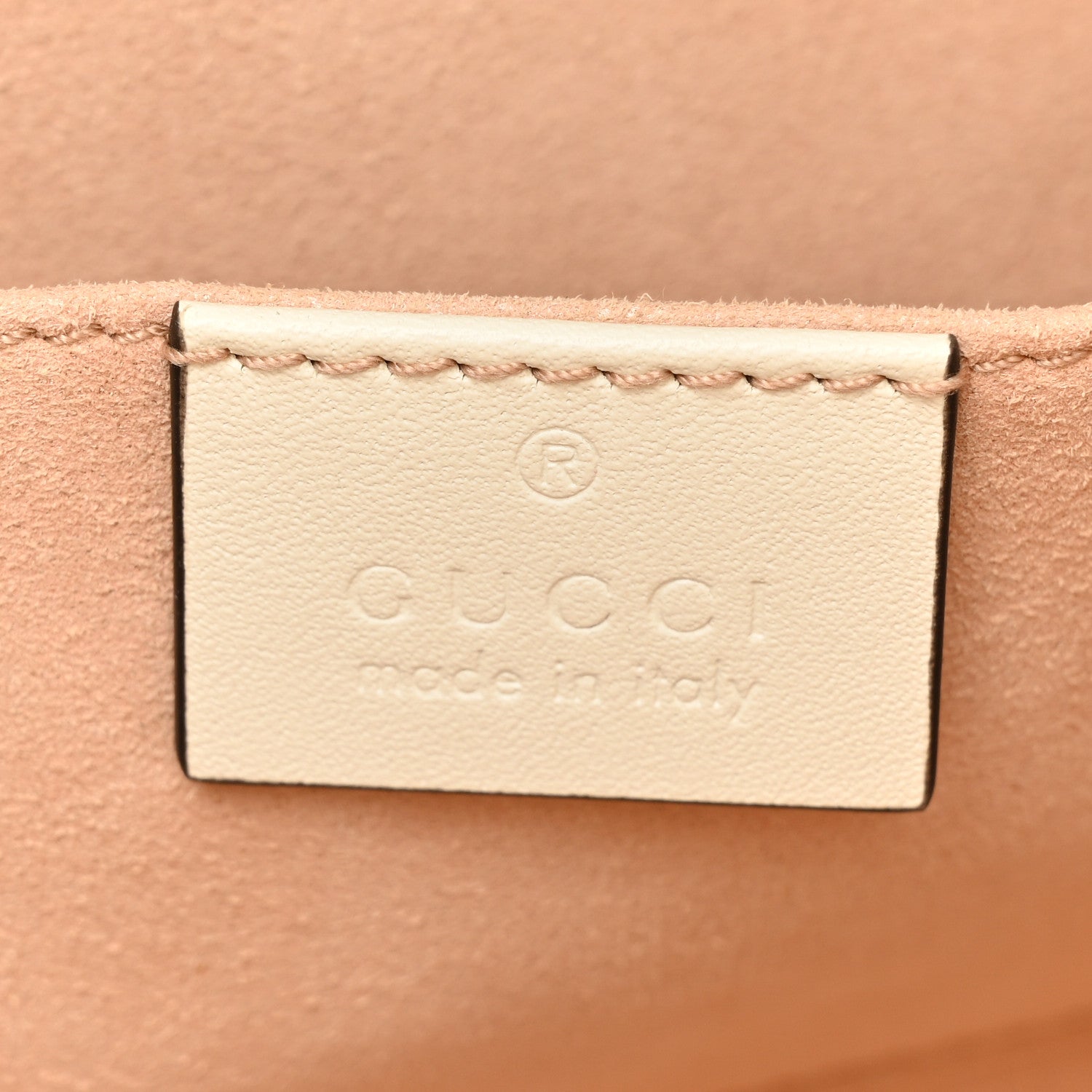 Gucci GG Supreme Monogram Moon Calfskin Small Padlock Tote Beige Ebony Mystic White 6 of 15