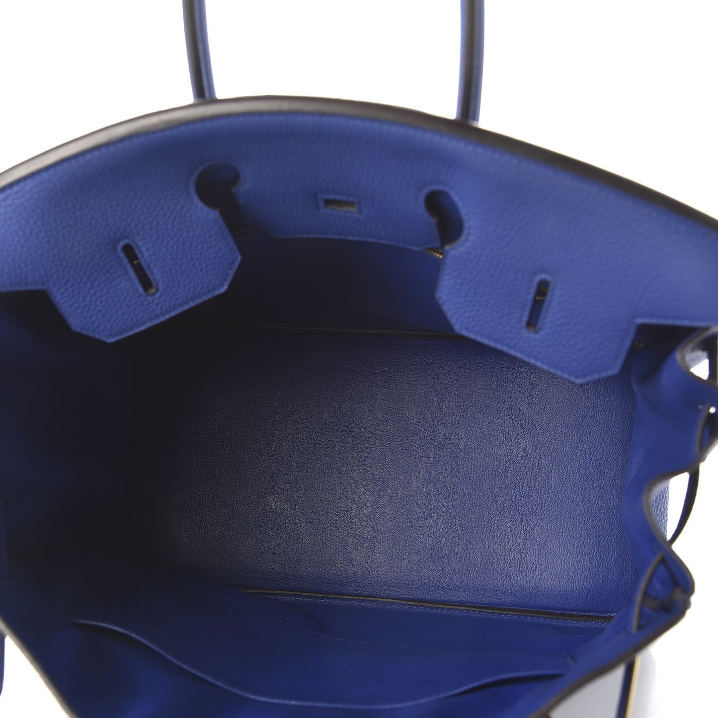 Togo Birkin 35 Bleu Electrique