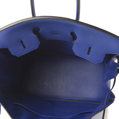 Hermes Togo Birkin 35 Bleu Electrique 5 of 10