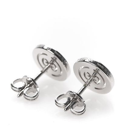 Gucci 18K White Gold Diamond Icon Twirl Stud Earrings 3 of 6