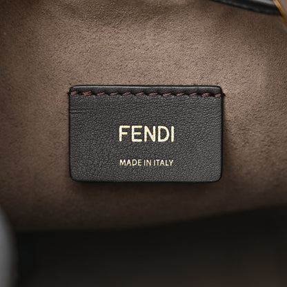 Fendi Vitello Liberty Lucido F is Fendi Mini Mon Tresor Bucket Bag Black 6 of 11