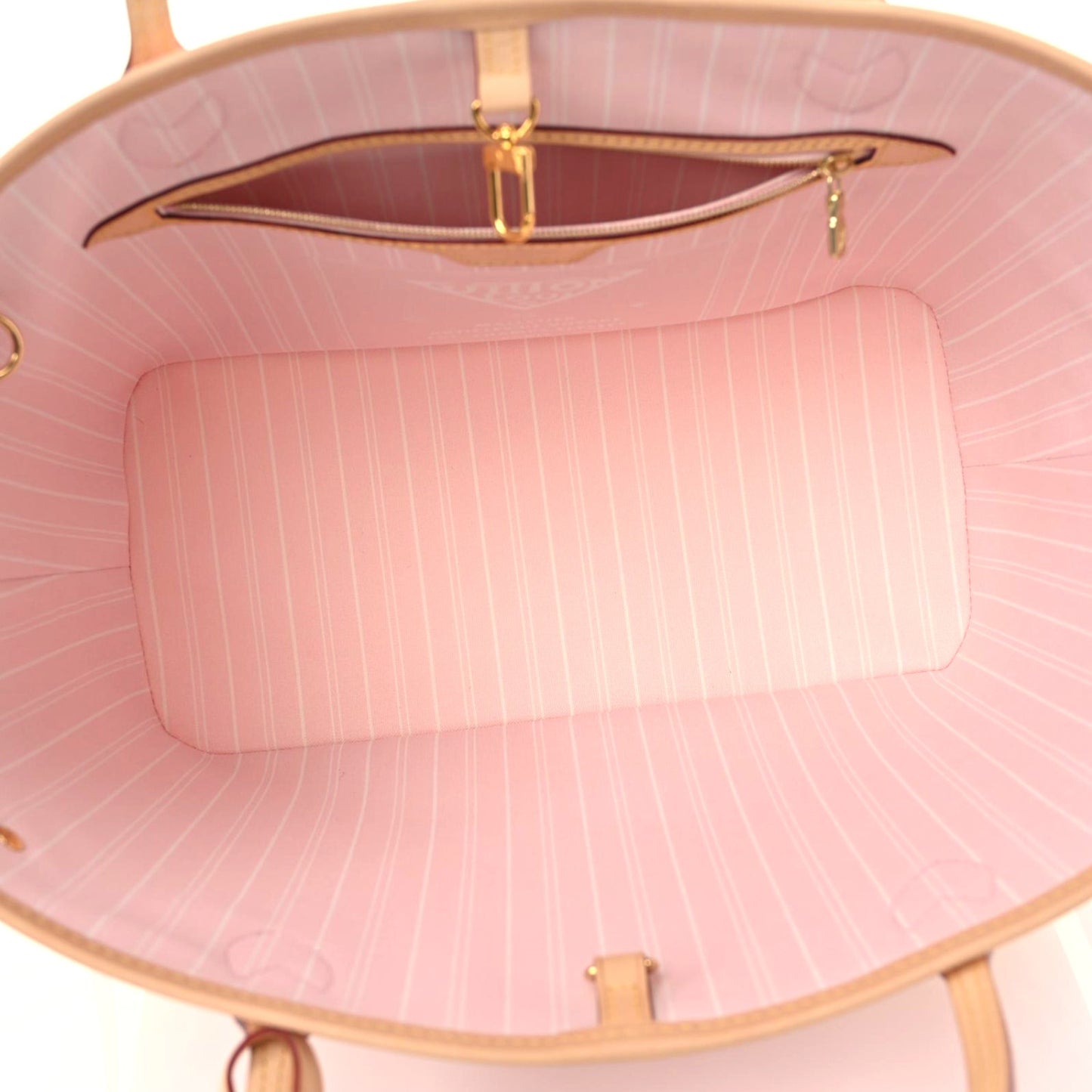 Monogram Giant By The Pool Neverfull MM Light Pink