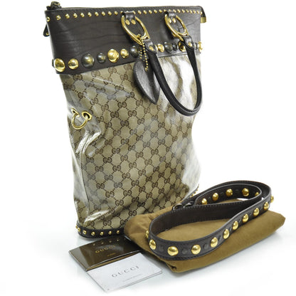 Gucci Crystal Monogram Babouska Shoulder Tote 3 of 9