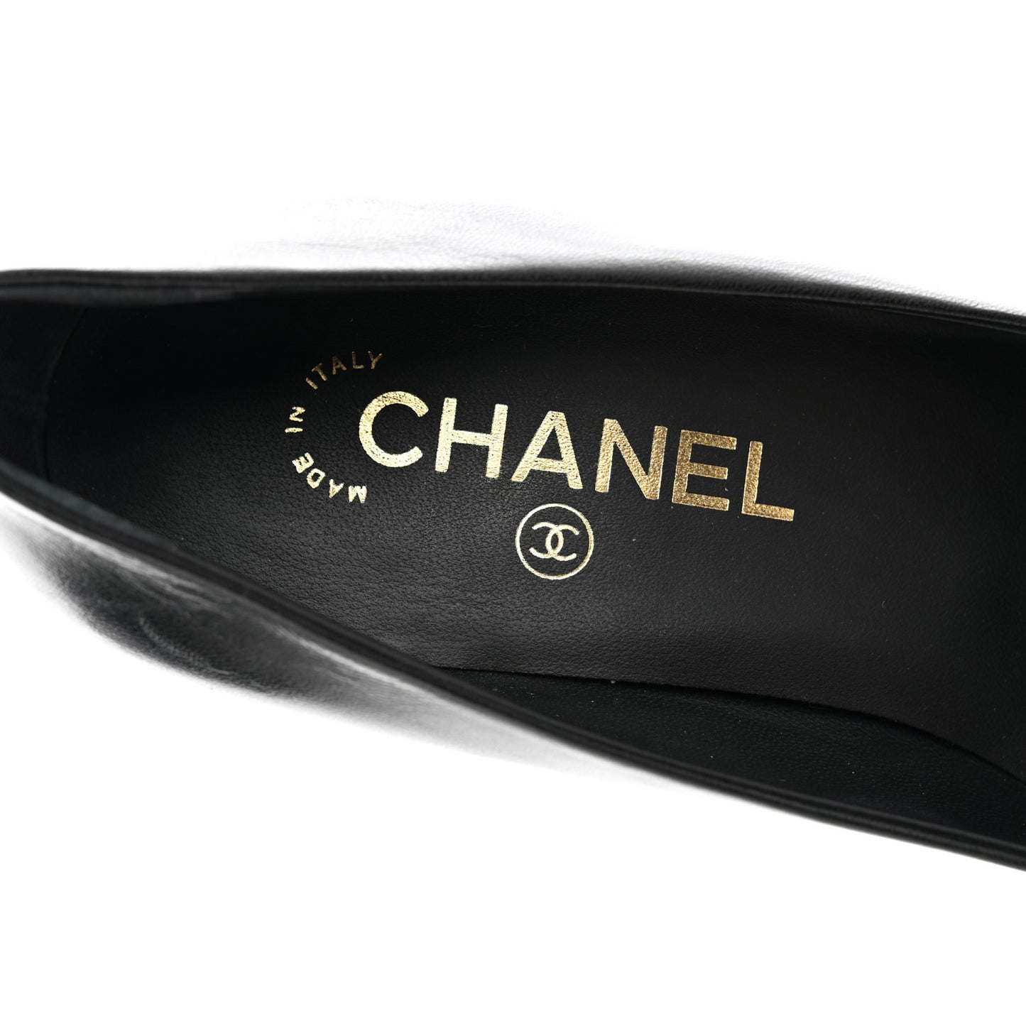 Grosgrain Cap Toe CC Pearl Pumps 37 Black