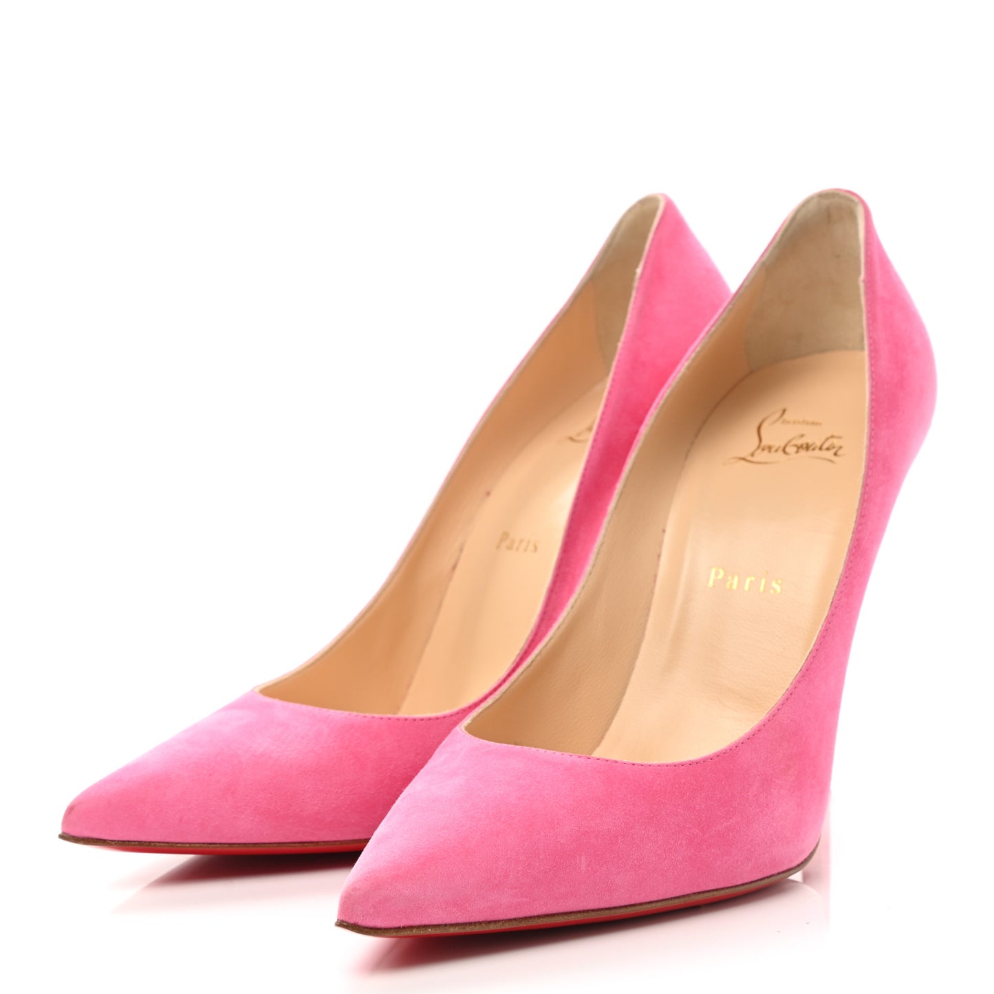 Suede Decoltish 100 Pumps 39.5 Pink