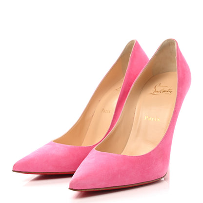 Christian Louboutin Suede Decoltish 100 Pumps 39.5 Pink 3 of 10