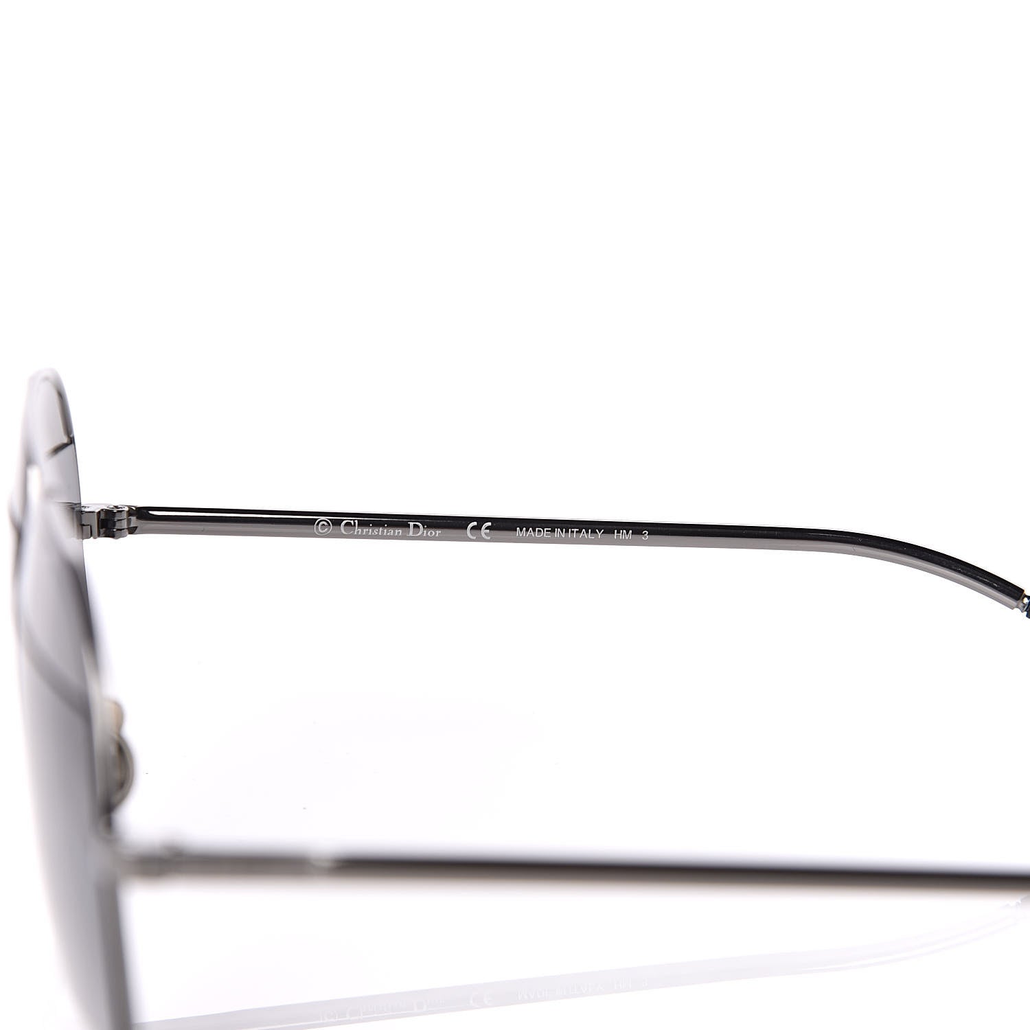 Christian Dior Split 1 Aviator Sunglasses Silver 6 of 7