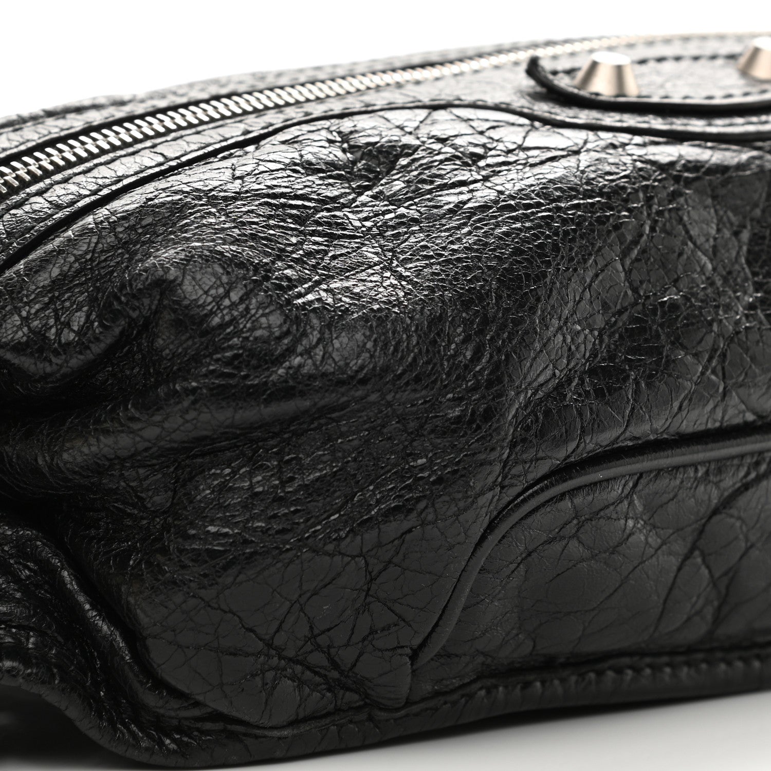 Balenciaga Lambskin Classic Hardware Neo Lift Hip Bag Black 12 of 16