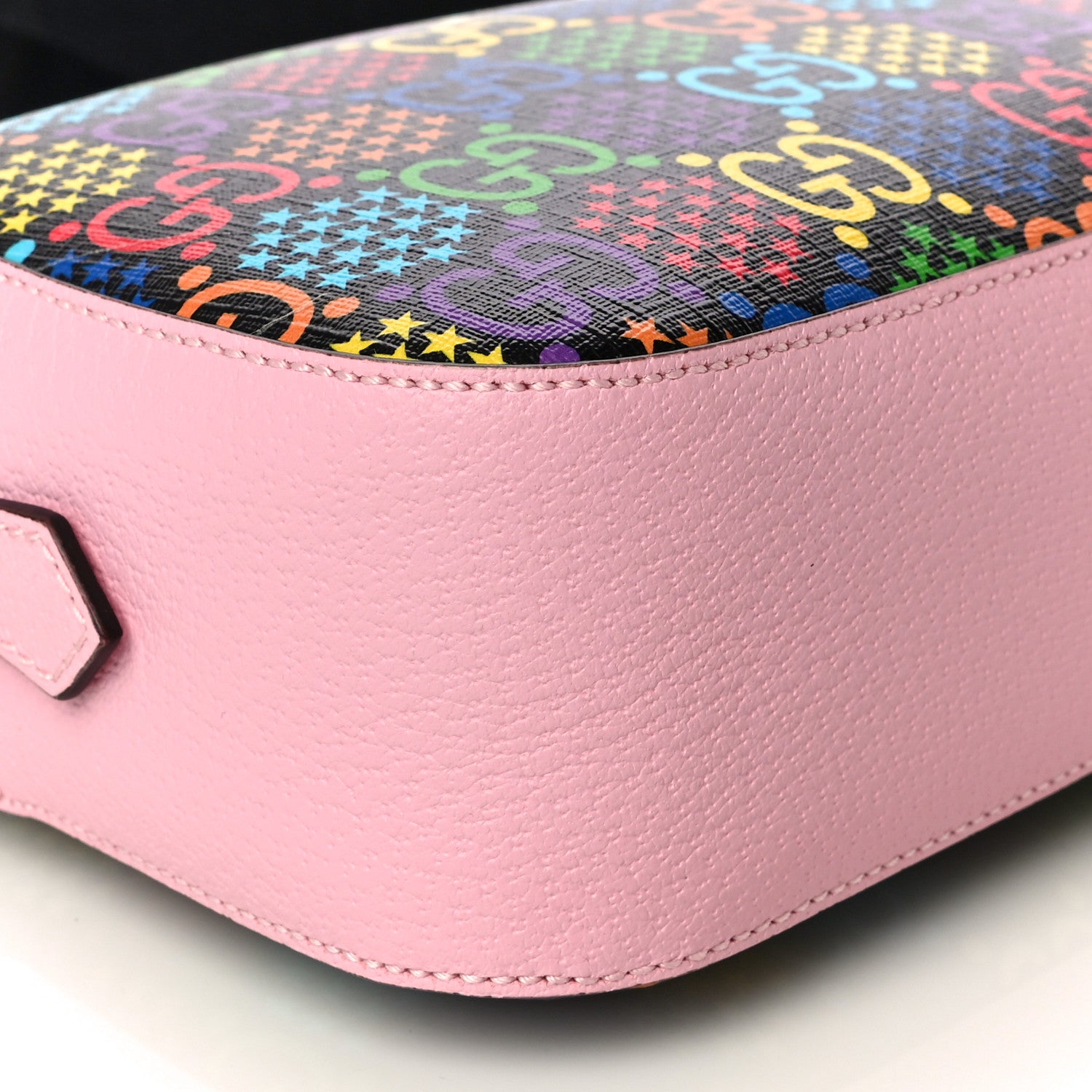 Gucci GG Supreme Monogram Psychedelic Camera Bag Pink 8 of 9