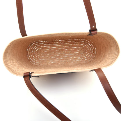 Loewe Raffia Small Square Basket Tote Bag Natural Tan 5 of 8