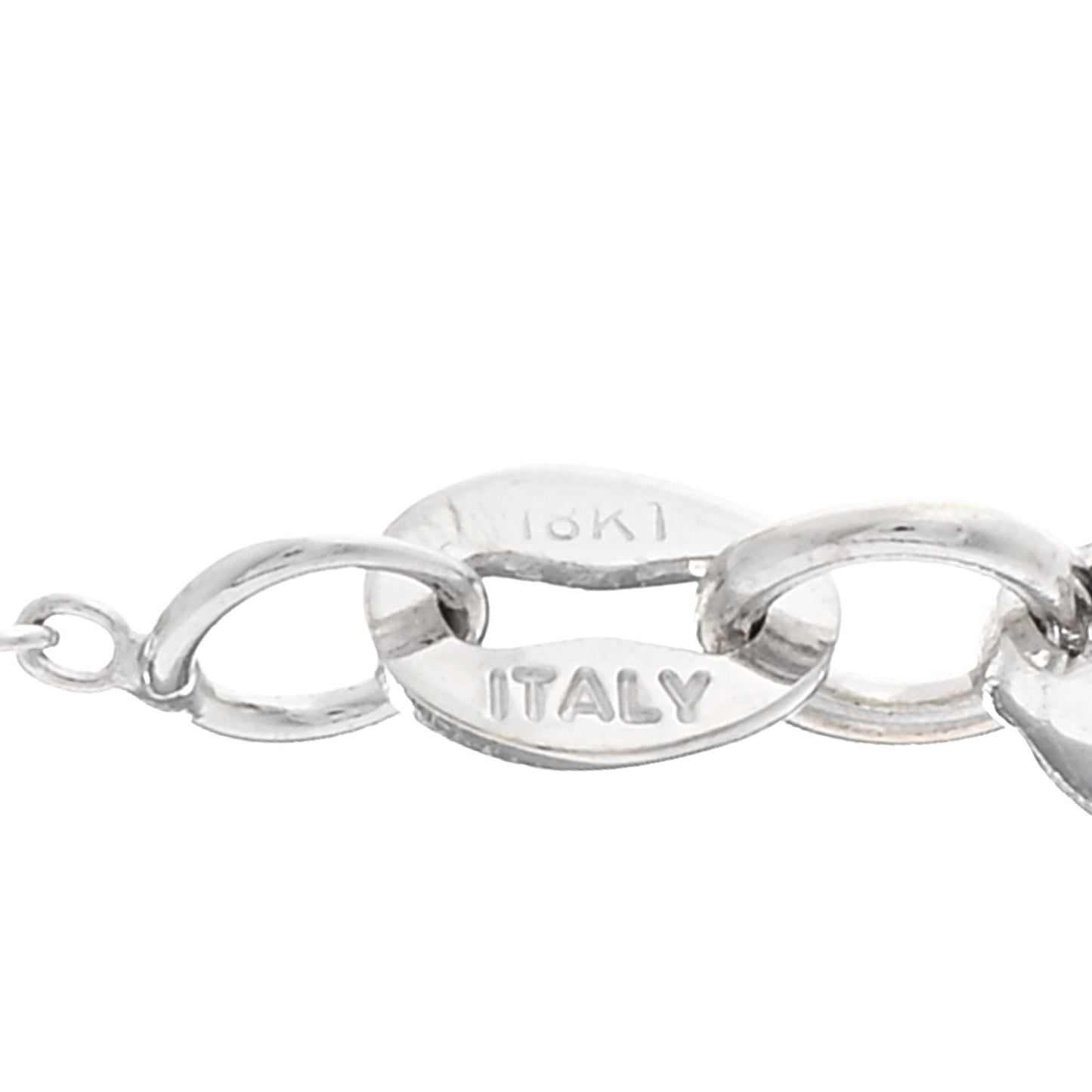 18K White Gold Diamond Integrated Cross Necklace