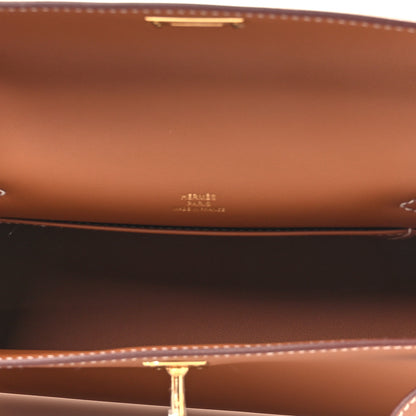 Hermes Swift Kelly Pochette Clutch Gold 5 of 12