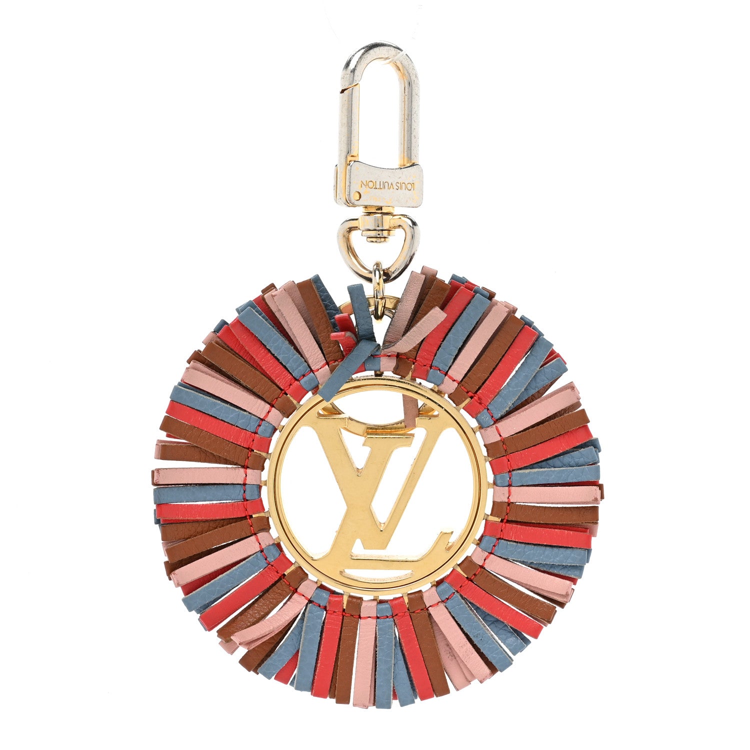 Louis Vuitton LV Fringe Bag Charm Key Holder Multicolor 1 of 3
