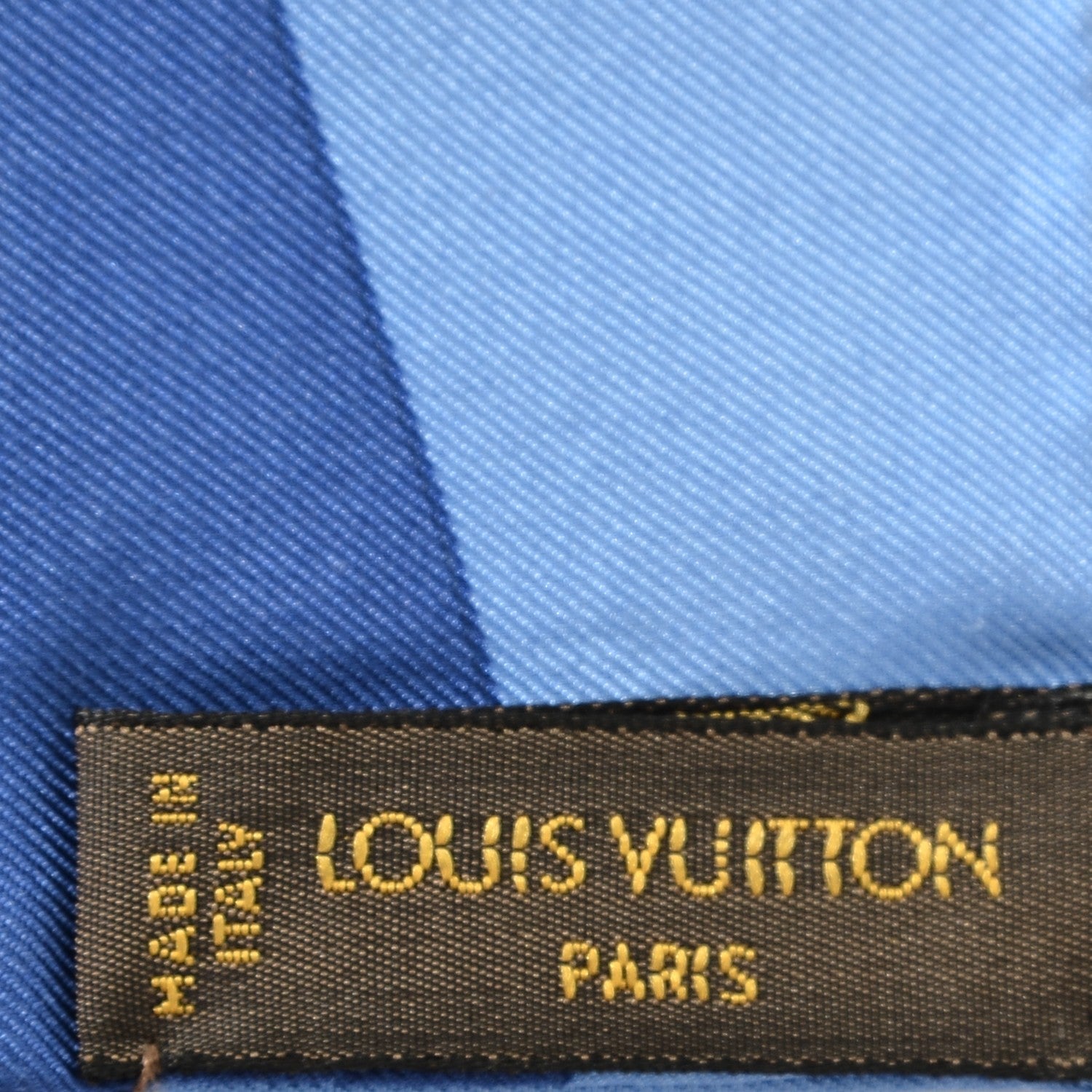 Louis Vuitton Silk Bandeau Blue 4 of 5